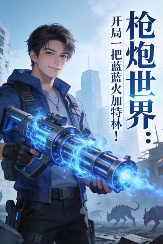 枪炮世界:开局一把蓝火加特林!封面