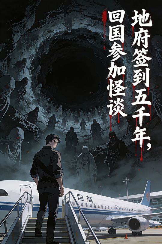 地府签到五千年，回国参加怪谈封面
