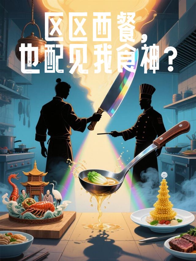 区区西餐,也配见我食神?封面