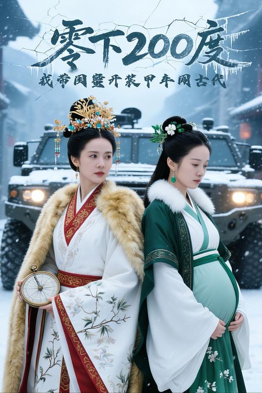 零下200度,我带闺蜜开装甲车闯古代封面