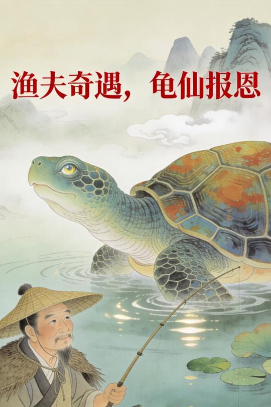 渔夫奇遇,龟仙报恩封面