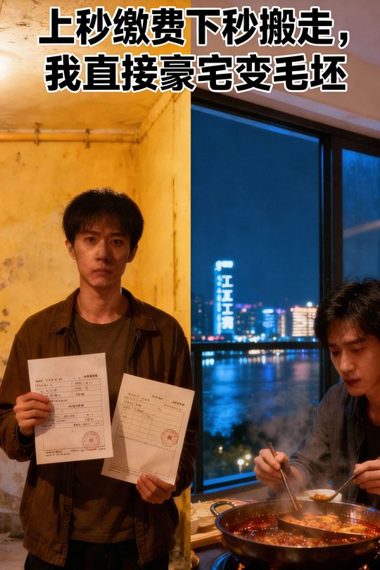 上秒缴费下秒搬走,我直接豪宅变毛坯封面
