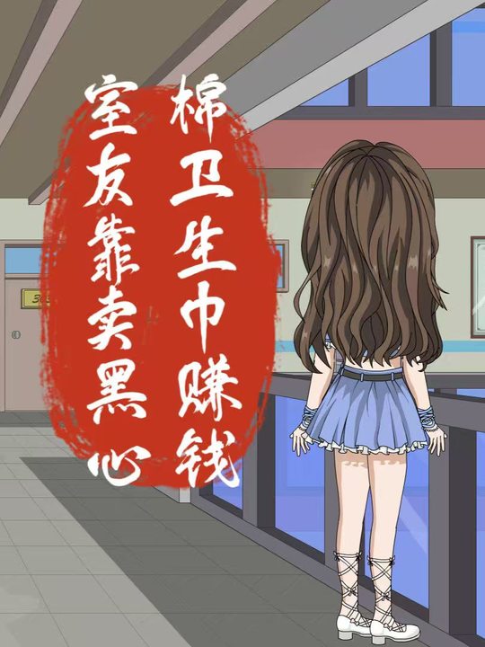 室友靠卖黑心棉卫生巾赚钱封面