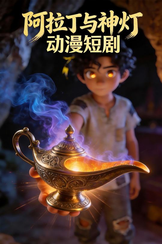 阿拉丁与神灯动漫短剧封面
