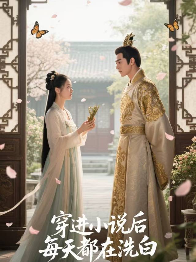 穿进小说后每天都在洗白封面