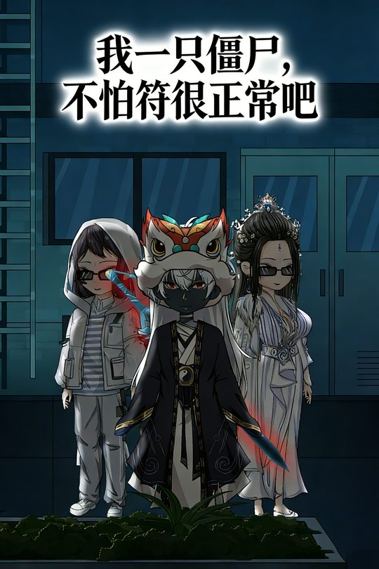 我一只僵尸，不怕符很正常吧！封面