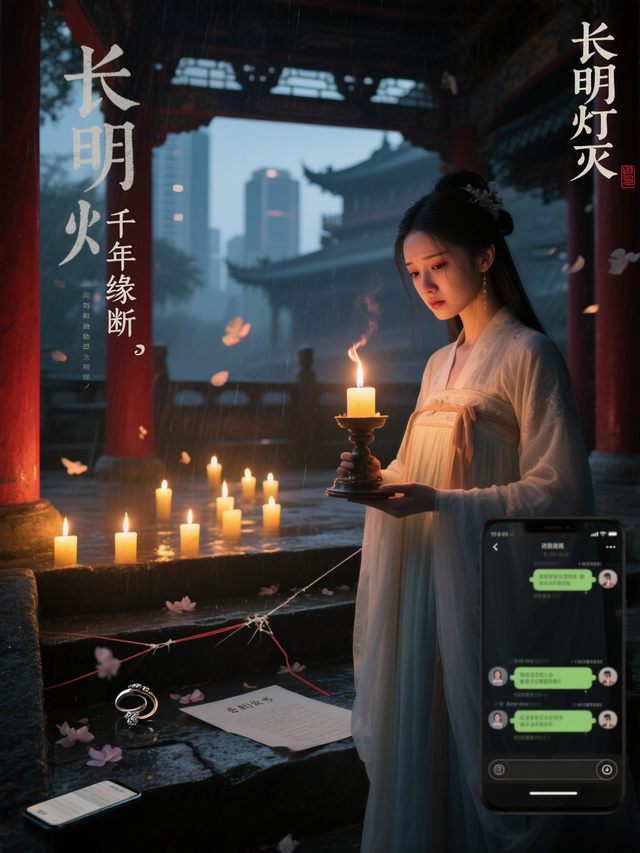 长明灯灭,千年缘断封面