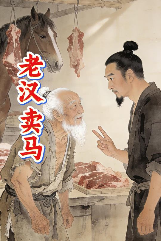 老汉卖马封面