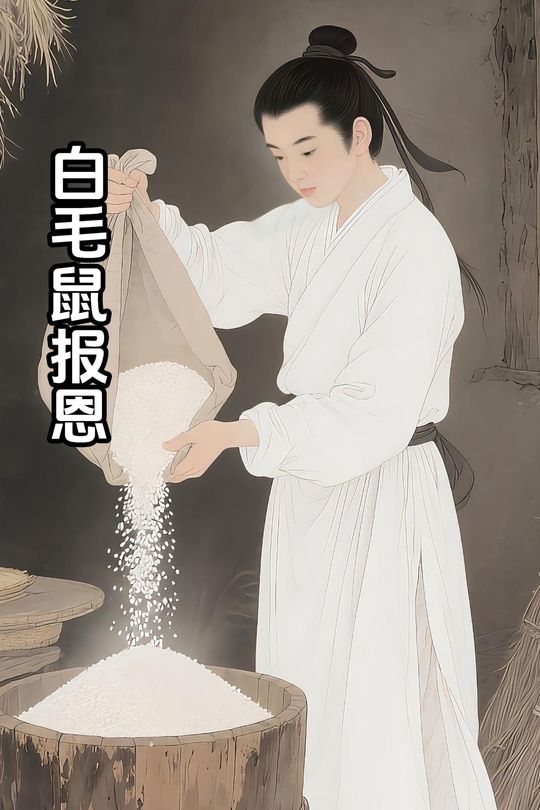 白毛鼠报恩封面