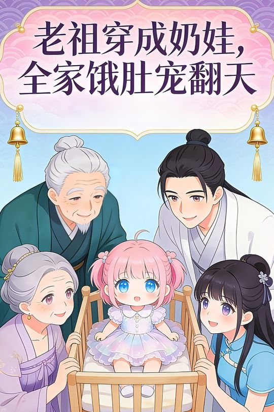 老祖穿成小奶娃,全家饿肚宠翻天封面