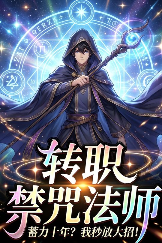 转职禁咒法师,蓄力十年?我秒放大招!封面