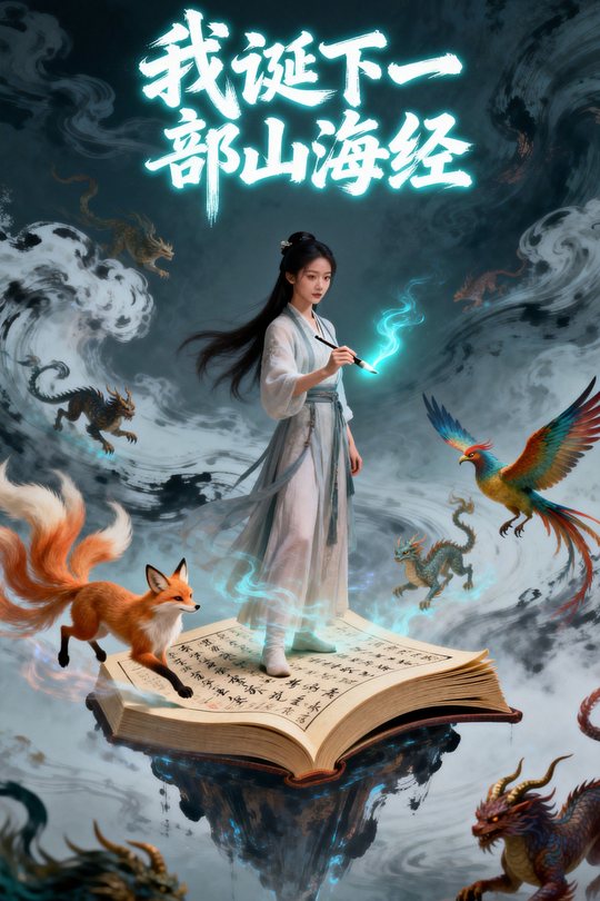 我诞下一部山海经封面