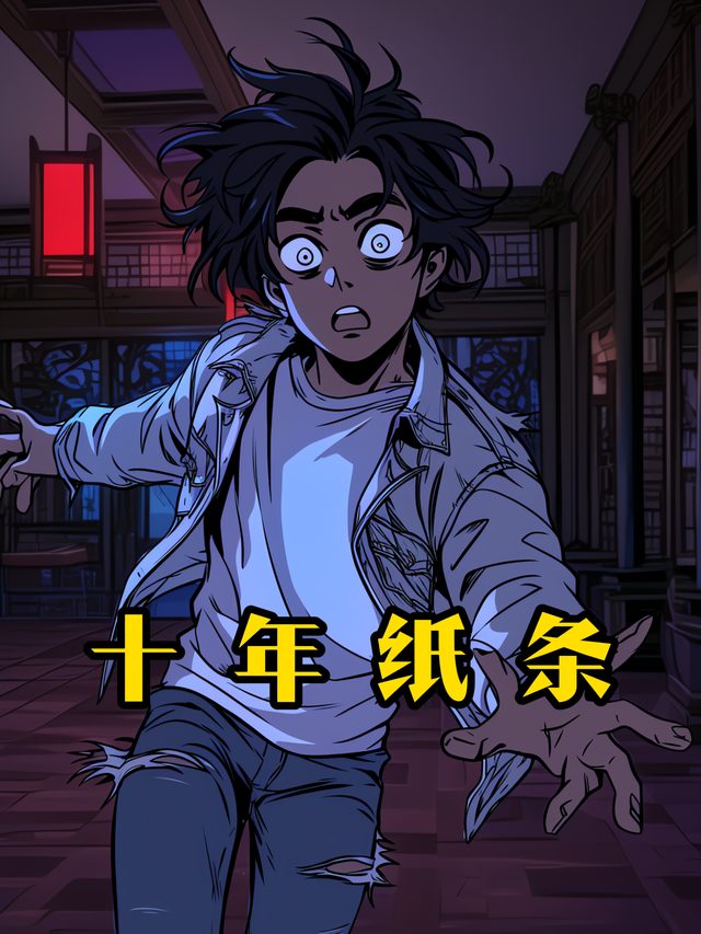 十年纸条封面