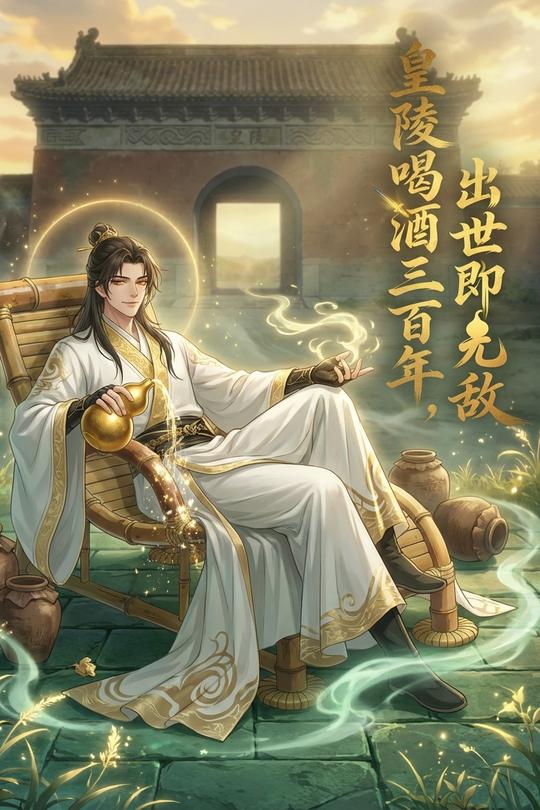 皇陵喝酒三百年,出世即无敌封面
