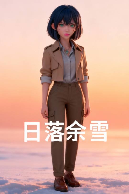 日落余雪封面