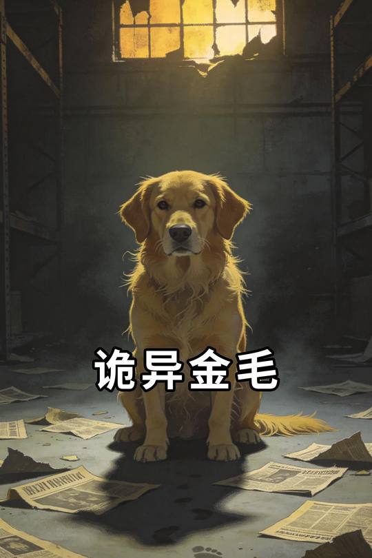 诡异金毛封面