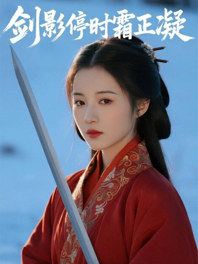 剑影停时霜正凝封面