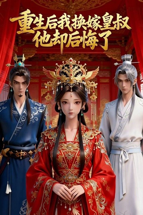 重生后我换嫁皇叔,他却后悔了封面