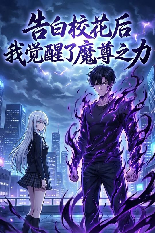 告⽩校花后我觉醒了魔尊之⼒封面