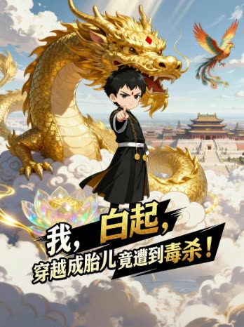 我,白起,穿越成胎儿竟遭到毒杀!封面