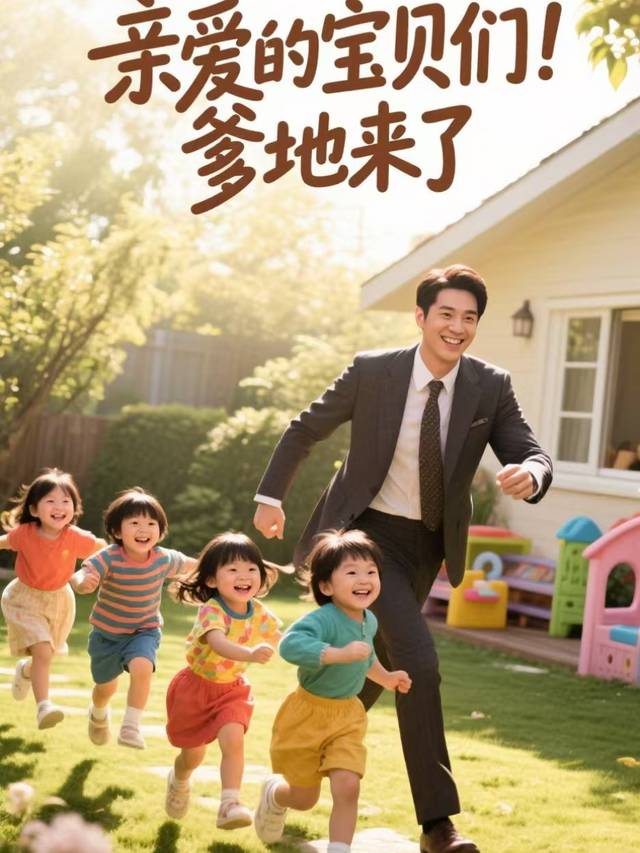 亲爱的宝贝们!爹地来了封面