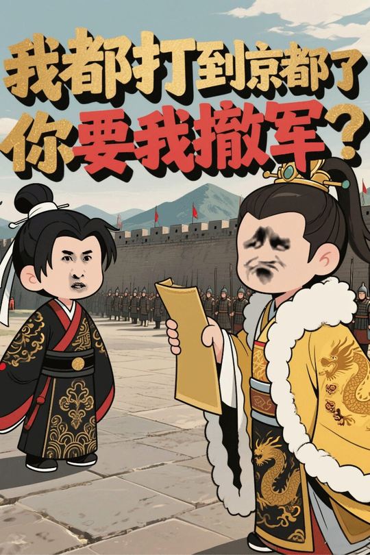 我都打到京都了,你要我撤军?封面