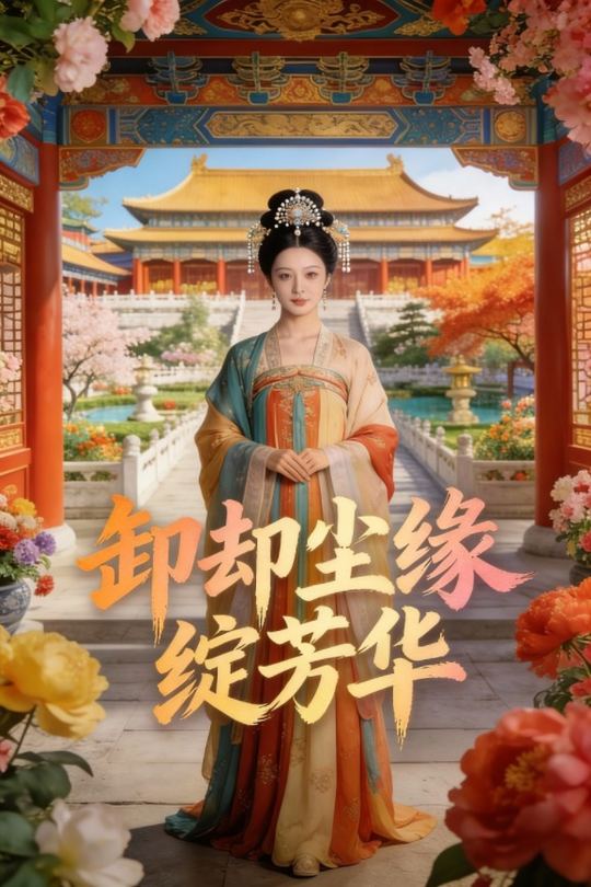 卸却尘缘绽芳华封面