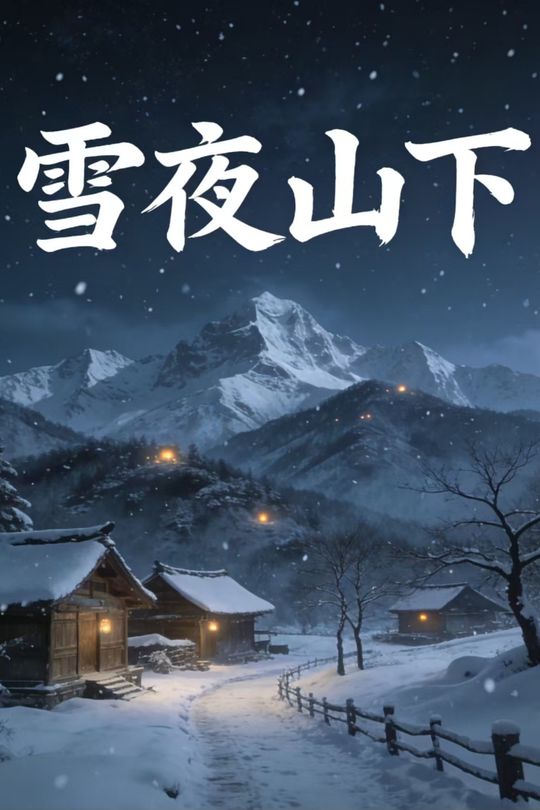 雪夜山下封面