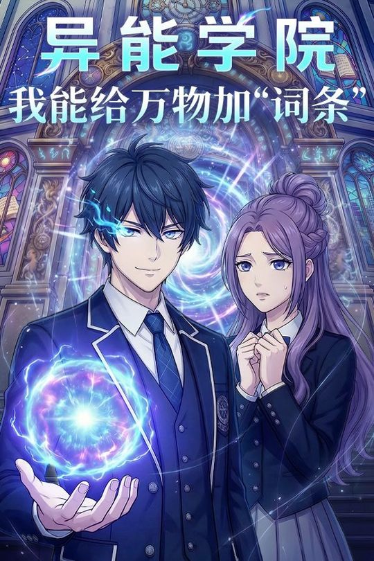 异能学院 我能给万物加“词条”封面