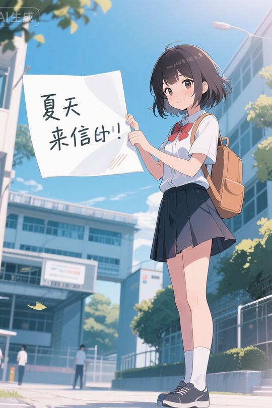 夏天来信封面