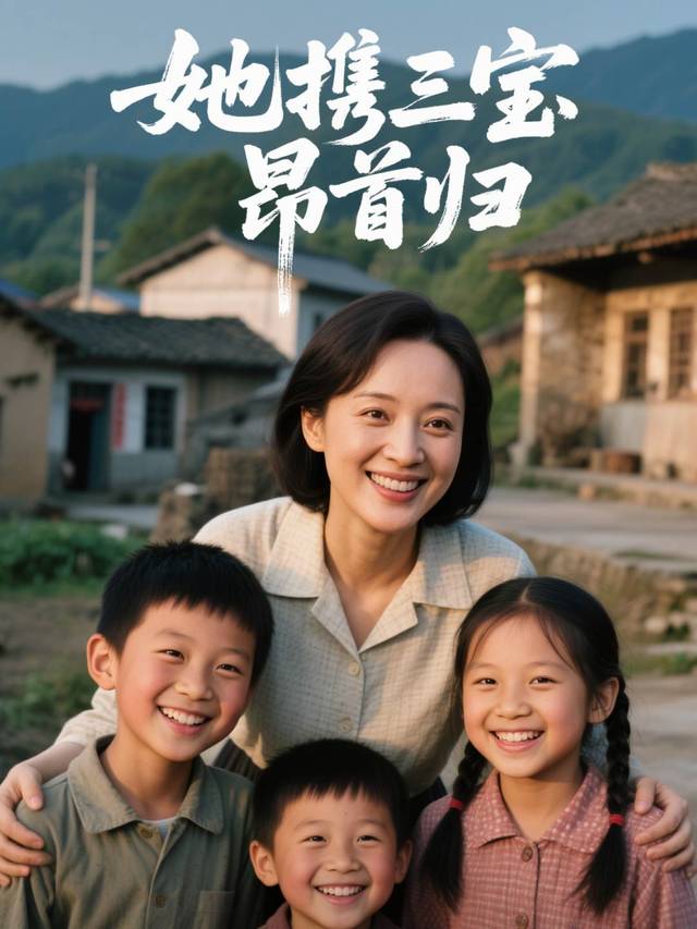 她携三宝昂首归封面