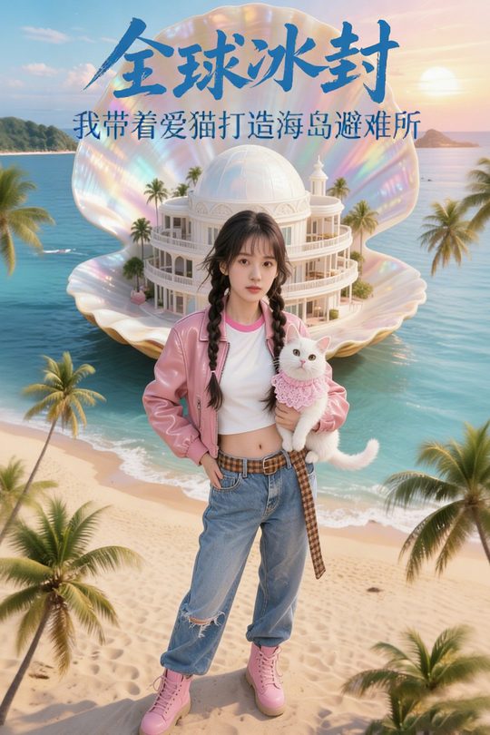 全球冰封,我带着爱猫打造海岛避难所封面