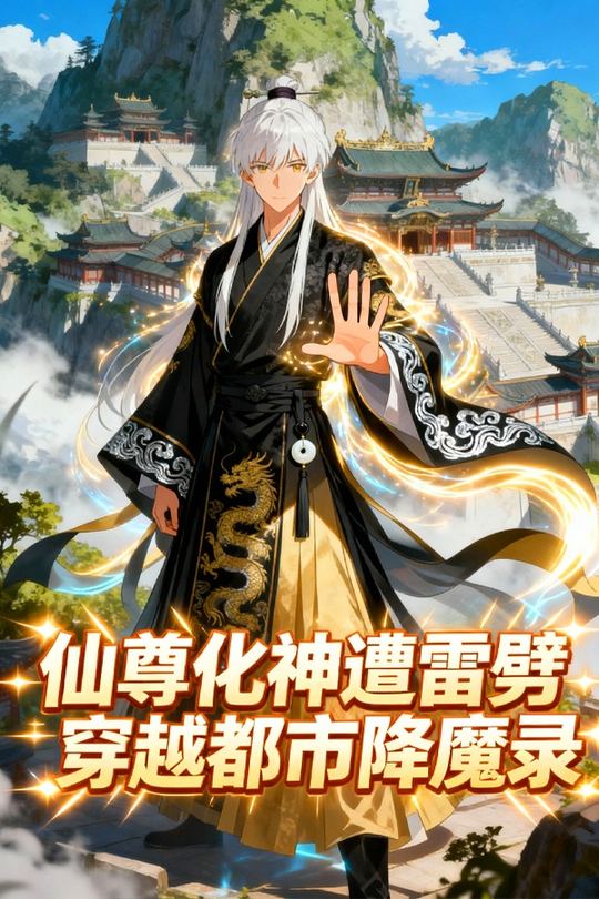 仙尊化神遭雷劈,穿越都市降魔录封面