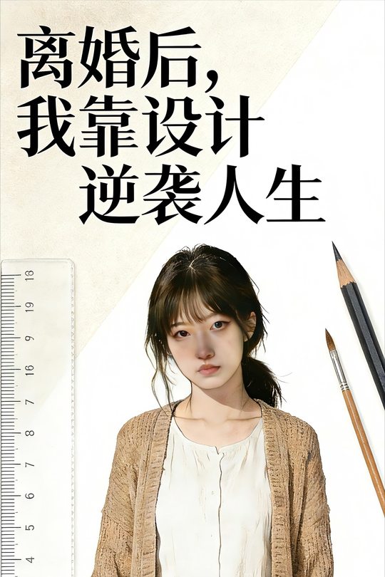 离婚后,我靠设计逆袭人生封面
