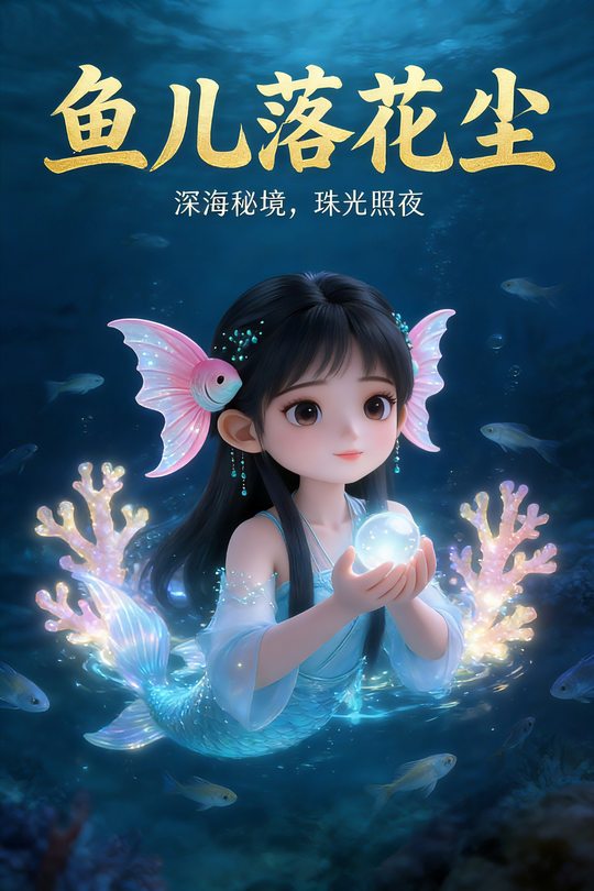 鱼儿落花尘封面