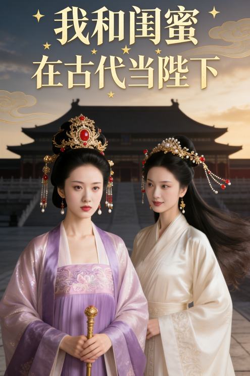 我和闺蜜在古代当陛下封面