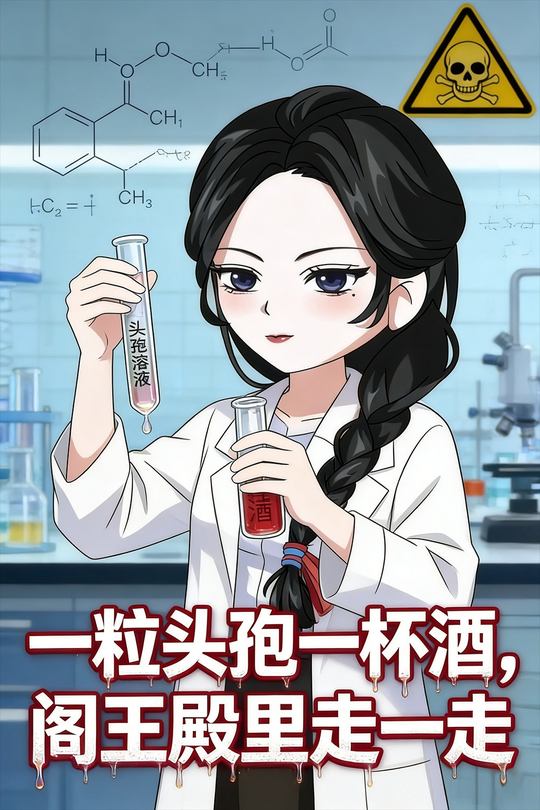 一粒头孢一杯酒，阎王殿里走一走封面