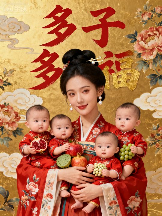 多子多福封面