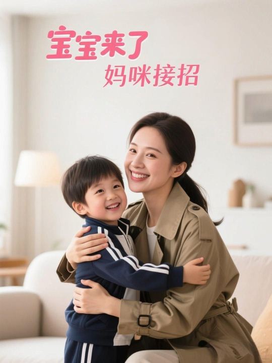 宝宝来了妈咪接招封面