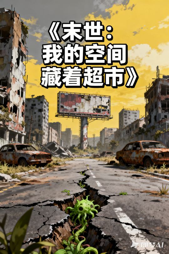 末世:我的空间藏着超市封面