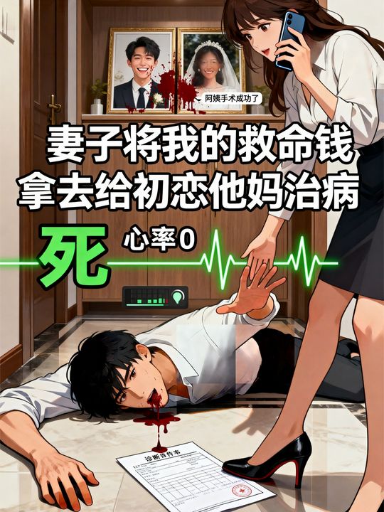 妻子将我的救命钱拿去给初恋他妈治病封面