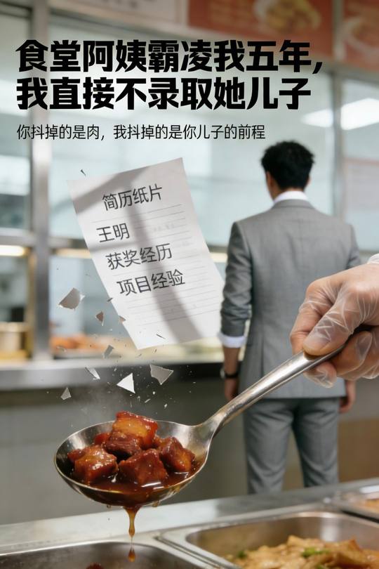 食堂阿姨霸凌我五年,我直接不录取她儿子封面