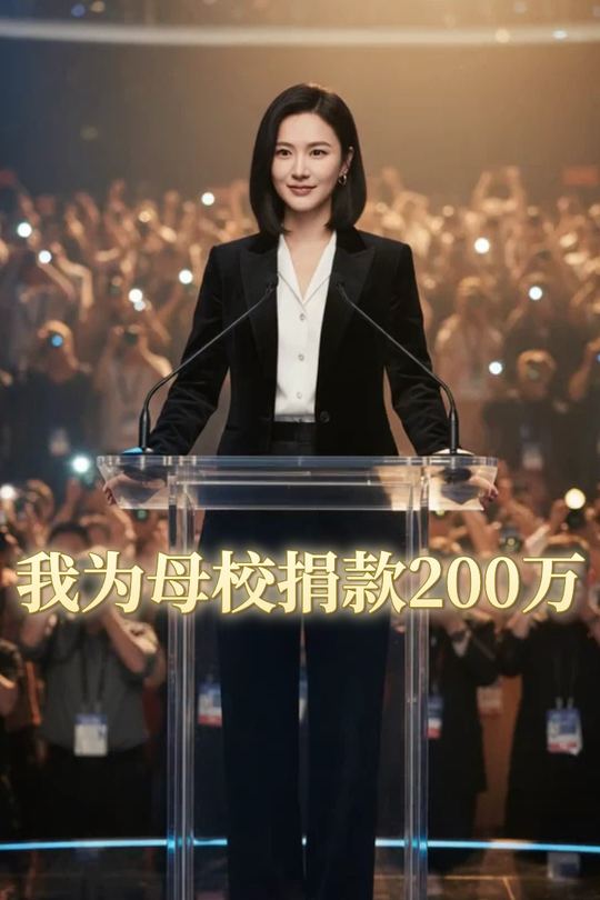 我为母校捐款200万封面