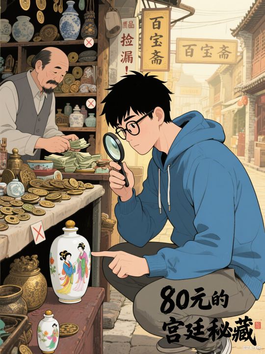被碰瓷后我开了天眼，古玩市场横着走封面