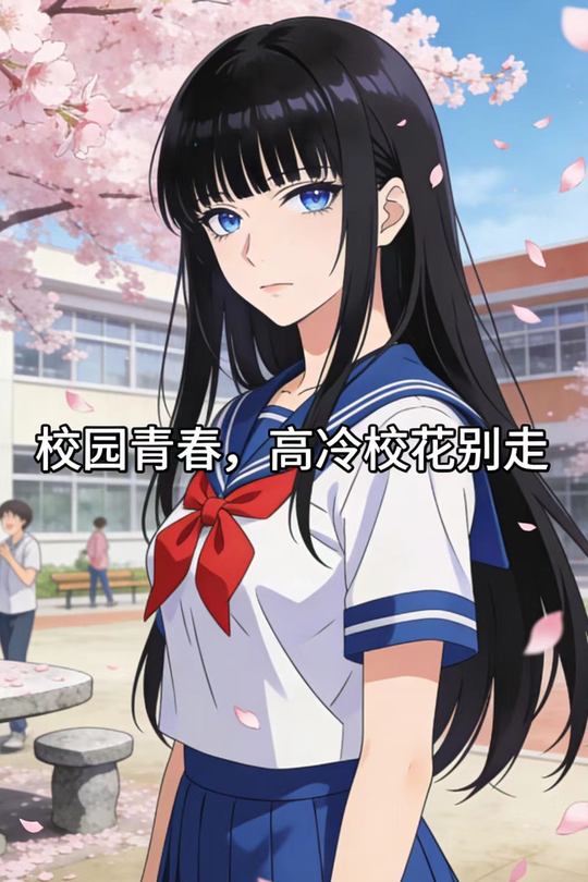 校园青春,高冷校花别走封面