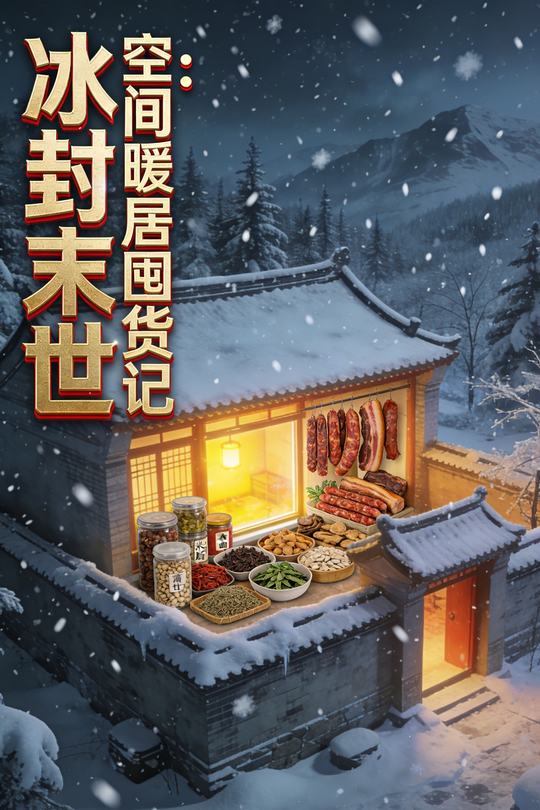 冰封末世：空间暖居囤货记封面