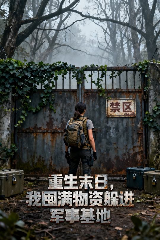 重生末日,我囤满物资躲进军事基地封面