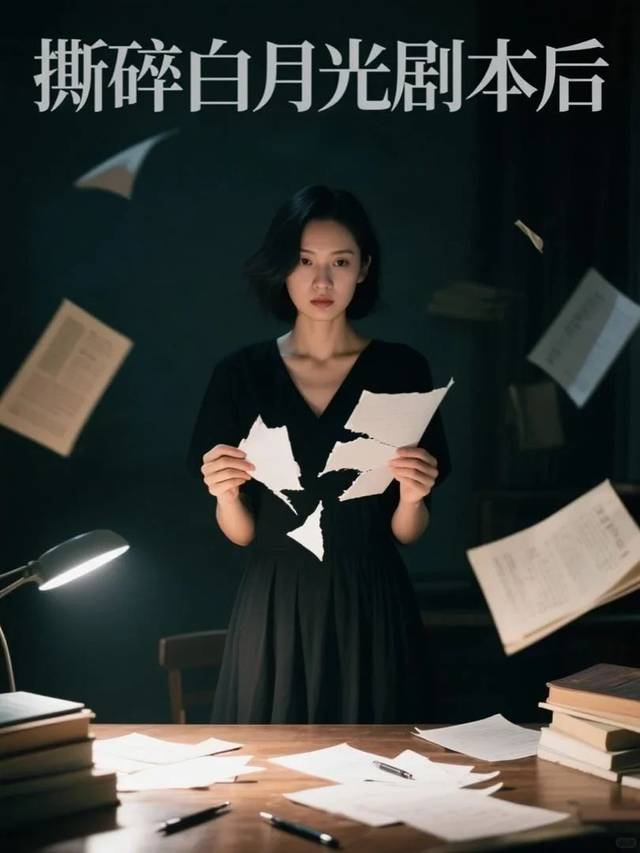 撕碎白月光剧本后封面