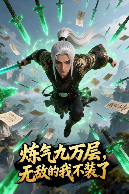 炼气九万层,无敌的我不装了封面