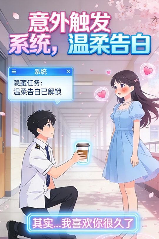 意外触发系统,温柔告白封面